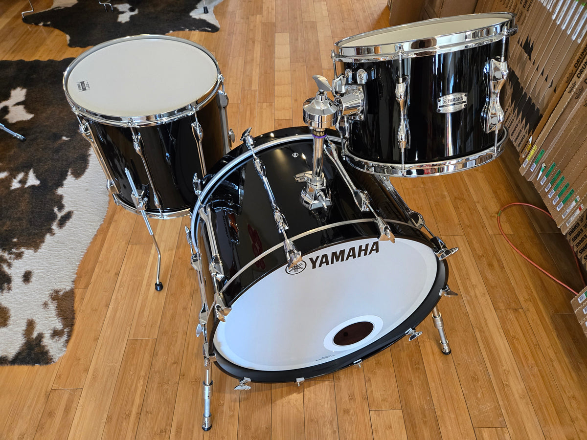 Drum Kits - Yamaha Recording Custom 14x24 9x13 15x16 (Solid Black