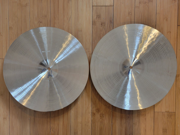 Cymbals - Bosphorus 15" Traditional Hi Hats Medium-Thin (Dark)