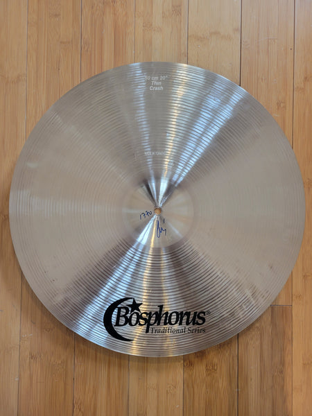 Cymbals - Bosphorus 20" Traditional Thin Crash