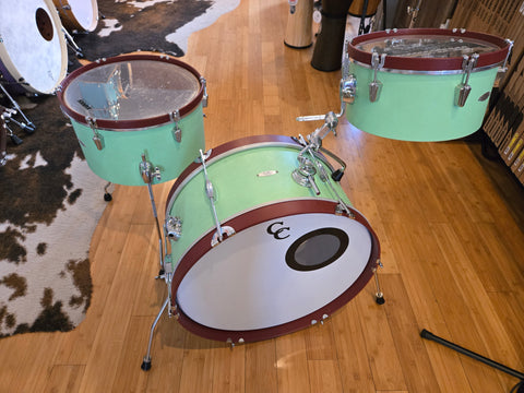 Drum Kits - (Used) C&C Drum Co. 10x22 9x16 6.5x13 Super Flyer (Sea Green)