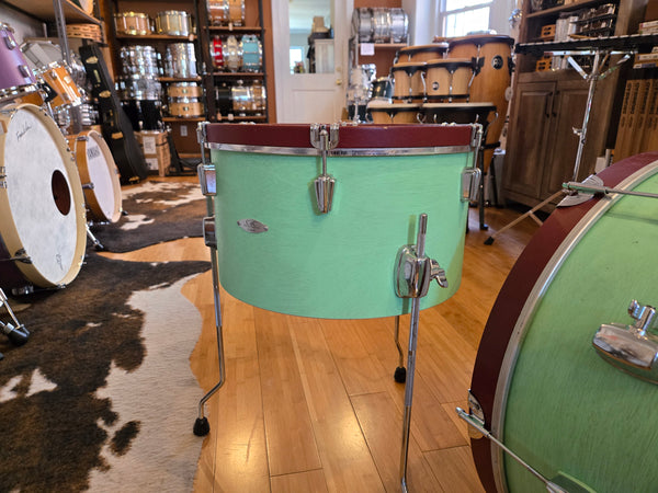 Drum Kits - (Used) C&C Drum Co. 10x22 9x16 6.5x13 Super Flyer (Sea Green)