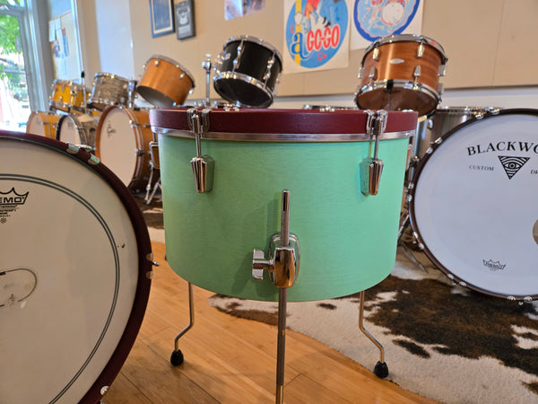Drum Kits - (Used) C&C Drum Co. 10x22 9x16 6.5x13 Super Flyer (Sea Green)