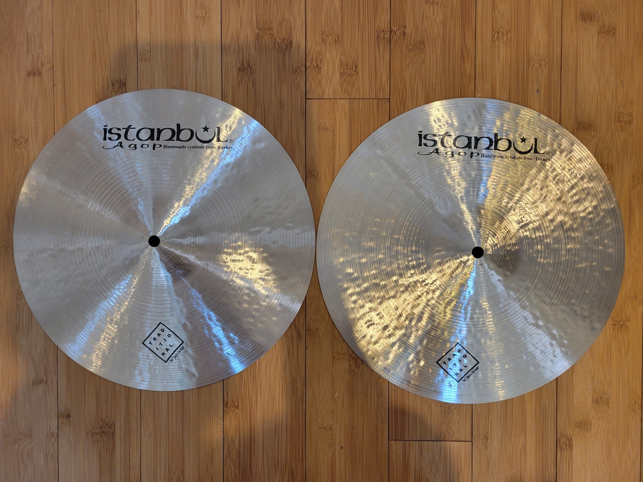 Cymbals - Istanbul Agop 14" Traditional Jazz Hi Hats