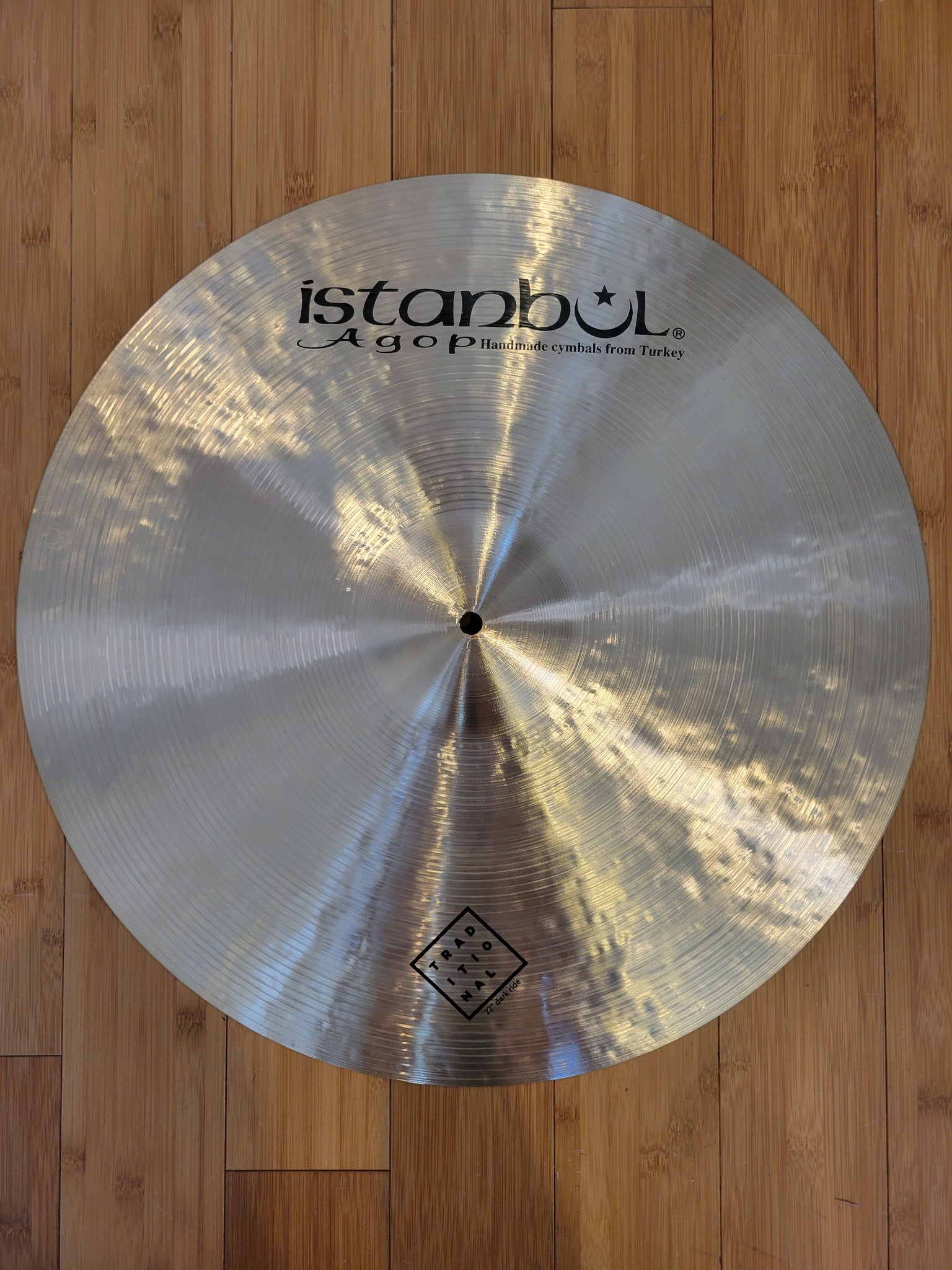Cymbals - Istanbul Agop 22" Traditional Dark Ride