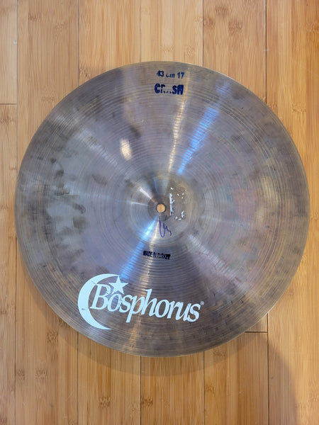 Cymbals - (Used) Bosphorus 17" 20th Anniversary Crash