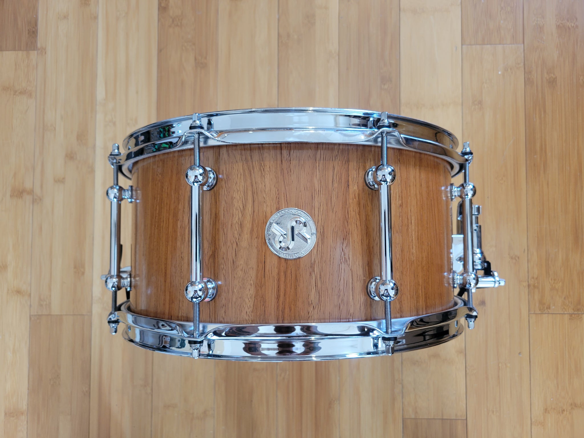 Snares - Red Rock Drums 7x14 "National" Series New Guinea Rosewood Snare Drum