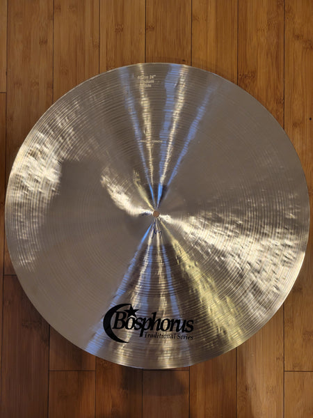 Cymbals - Bosphorus 24" Traditional Medium Ride