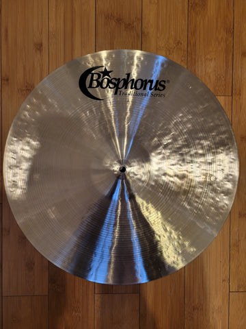 Cymbals - Bosphorus 20" Traditional Thin Crash (Dark)