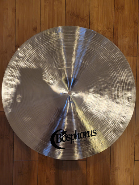 Cymbals - Bosphorus 20" Traditional Thin Crash (Dark)