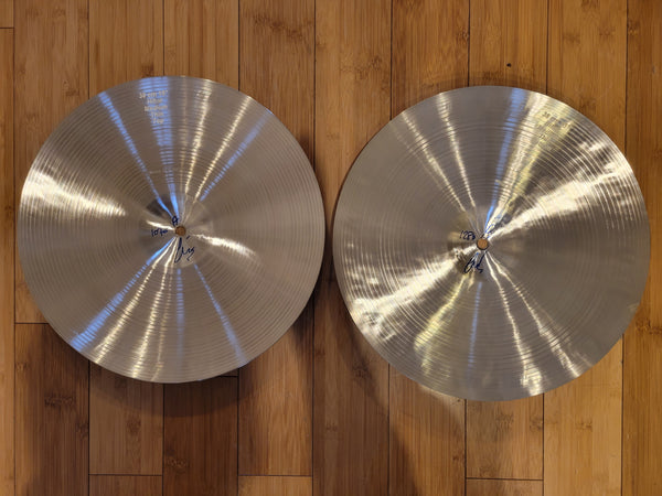 Cymbals - Bosphorus 15" Antique Hi Hats Medium-Thin (Dark)