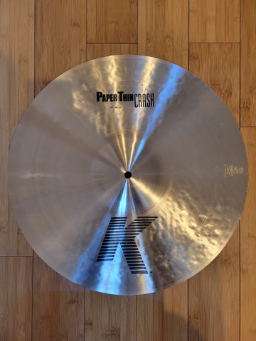 Cymbals - Zildjian 18" K Paper Thin Crash