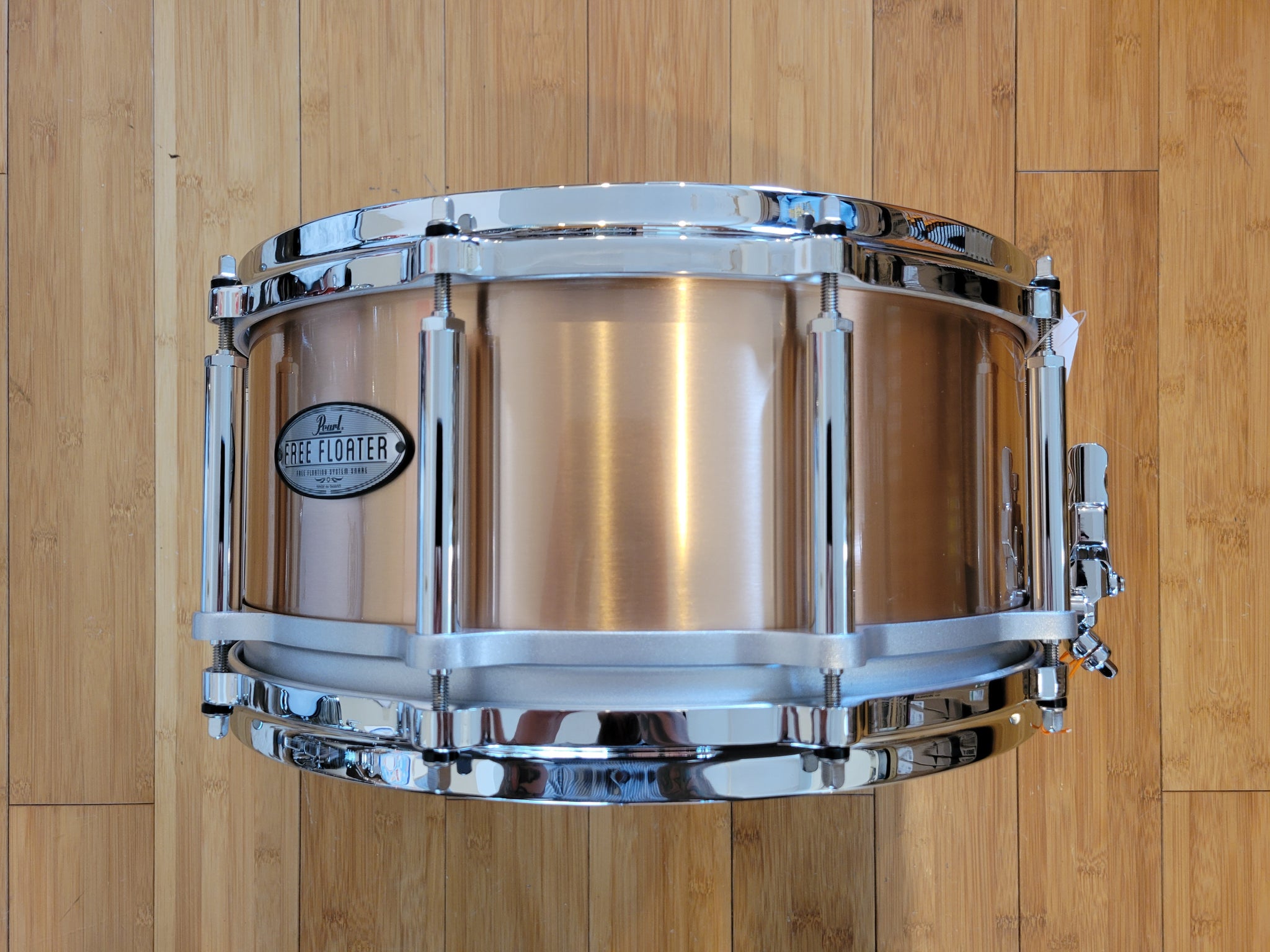 Snares - Pearl 6.5x14 Free Floating Phosphor Bronze Snare Drum