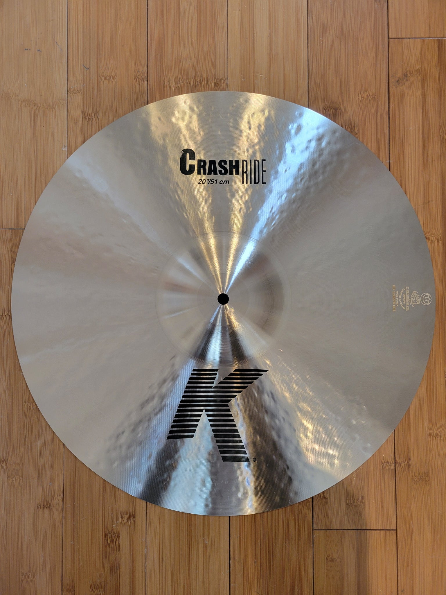 Cymbals - Zildjian 20" K Crash/Ride