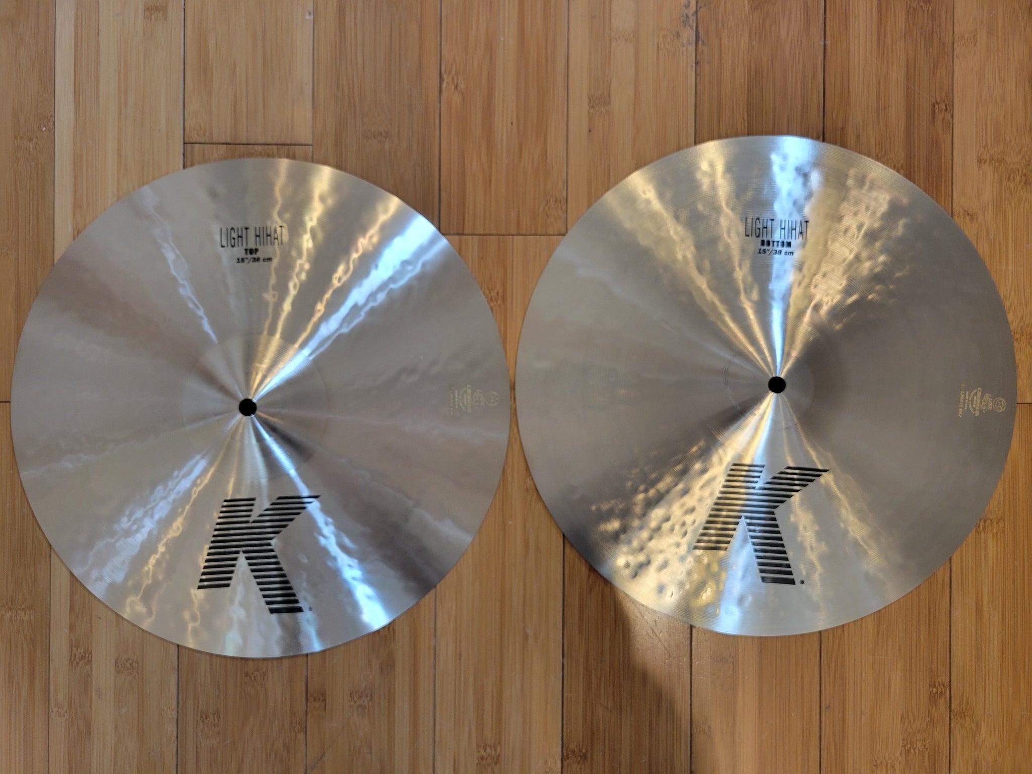 Cymbals - Zildjian 15" K Light Hi Hats
