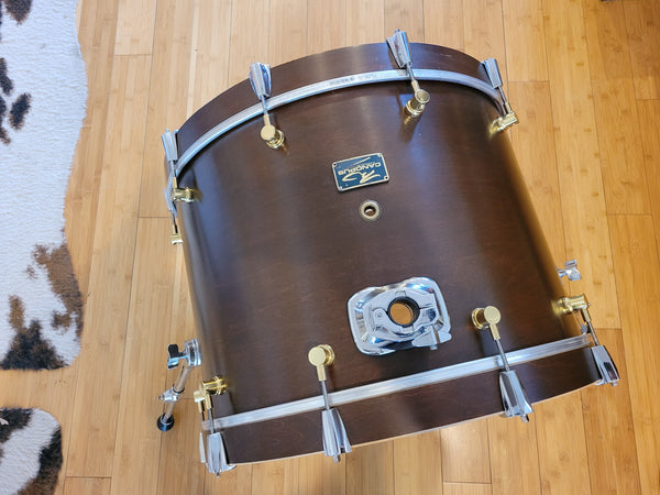Singles - (Used) Canopus Drums 14x22 R.FM. Bass Drum (Bitter Brown Oil)