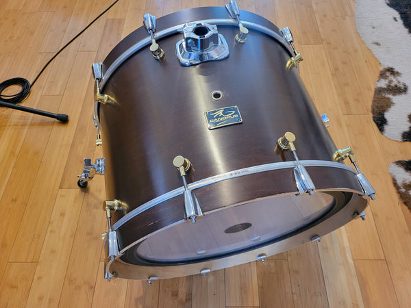 Singles - (Used) Canopus Drums 14x22 R.FM. Bass Drum (Bitter Brown Oil)