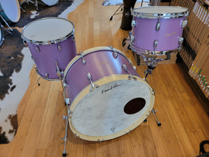 Drum Kits - Franklin Drum Co. 14x24 9x13 16x16 Mahogany/Poplar (Autumn Purple)