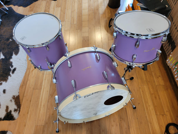 Drum Kits - Franklin Drum Co. 14x24 9x13 16x16 Mahogany/Poplar (Autumn Purple)
