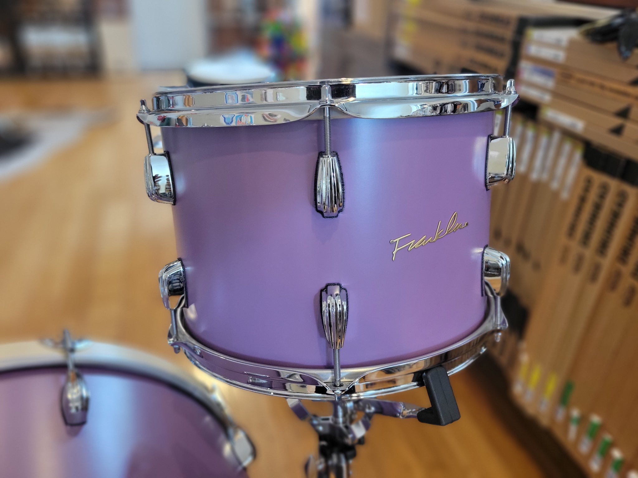 Drum Kits Franklin Drum Co. 14x24 9x13 16x16 Mahogany Poplar Autumn Philadelphia Drum Percussion