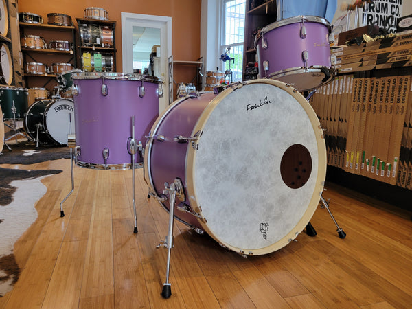 Drum Kits - Franklin Drum Co. 14x24 9x13 16x16 Mahogany/Poplar (Autumn Purple)