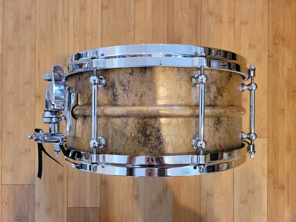 Snares - Dunnett Classic 6.5x14 Model 2N Bronze Snare Drum