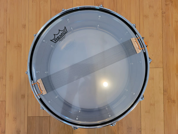 Snares - Pearl 6.5x14 Sensitone Heritage Black Nickel Over Brass Snare Drum