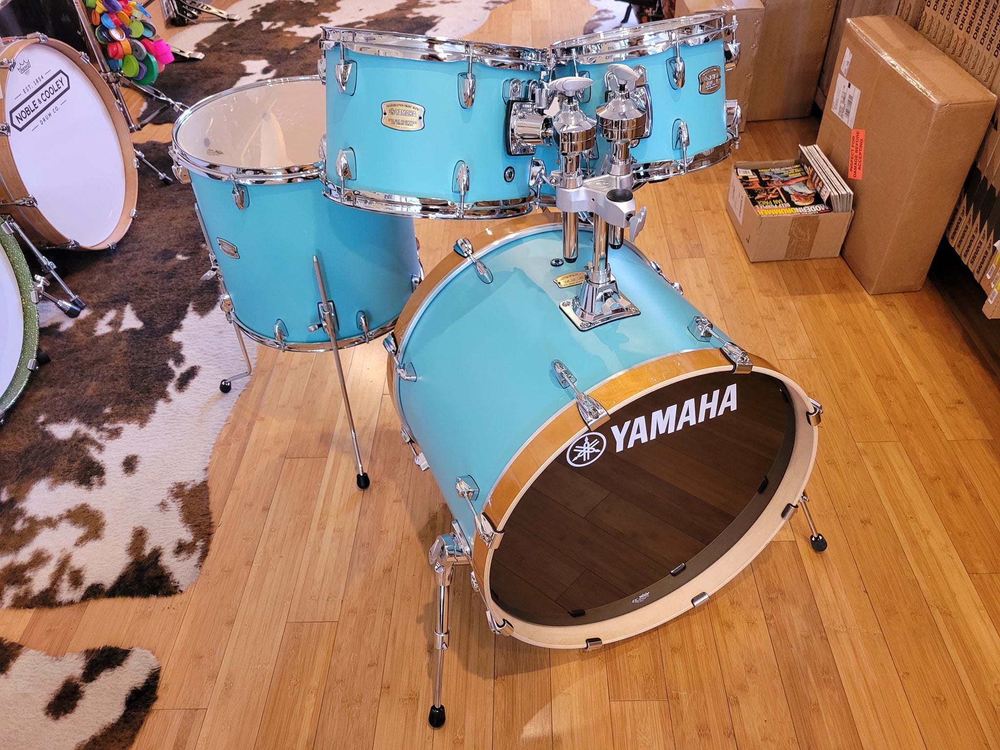 Yamaha custom drum set hotsell