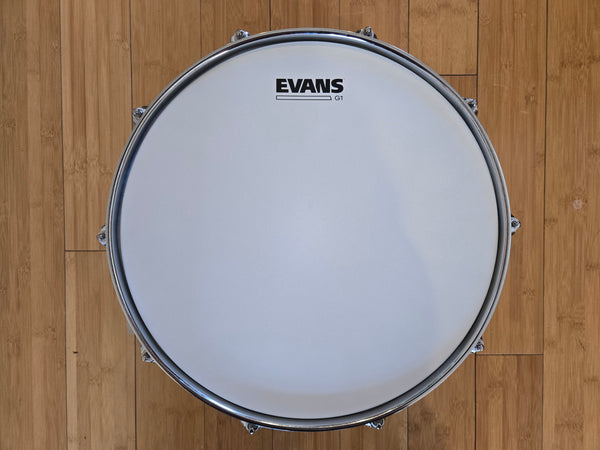 Snares - Noble & Cooley 8x14 SS Oak Snare Drum (Metallic Gold over Metallic Silver Hydro-Dip Gloss)