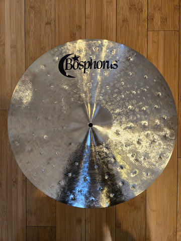 Cymbals - Bosphorus 22" Traditional Overhammered Medium Ride
