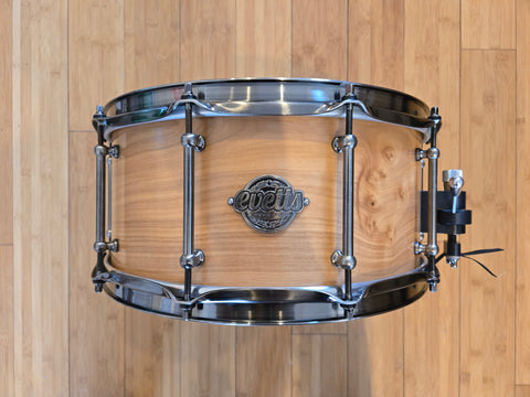 Snares - Evetts Drums 6.5x14 Blackwood Ply Snare Drum (Musk Veneer)