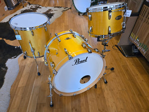 Drum Kits - Pearl 16x22 9x13 16x16 Masters Maple Pure (Antique Gold)