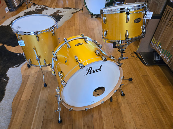 Drum Kits - Pearl 16x22 9x13 16x16 Masters Maple Pure (Antique Gold)