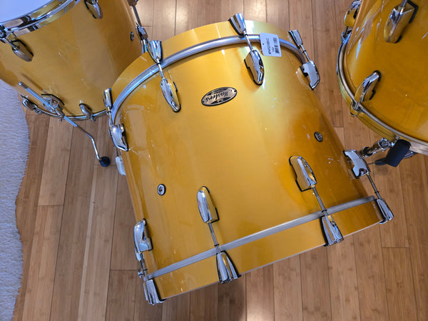 Drum Kits - Pearl 16x22 9x13 16x16 Masters Maple Pure (Antique Gold)