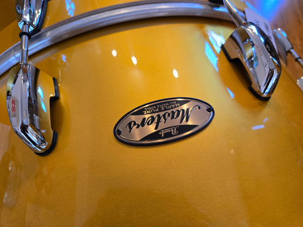 Drum Kits - Pearl 16x22 9x13 16x16 Masters Maple Pure (Antique Gold)
