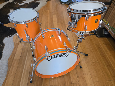Drum Kits - Gretsch Broadkaster 14x20 8x12 14x14 (Gretsch Orange Gloss)