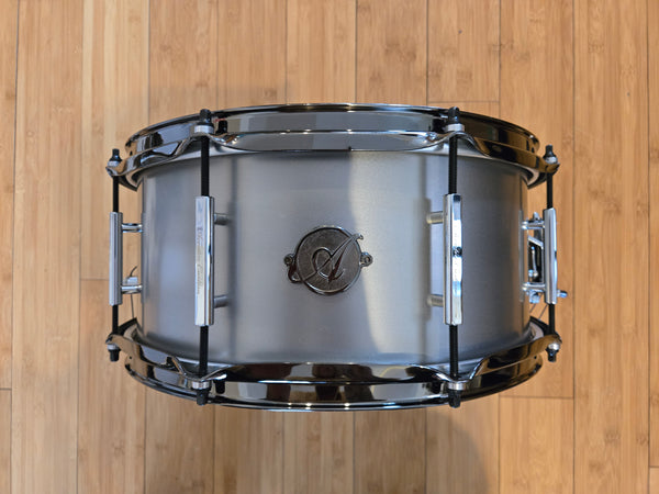 Snares - Acoutin Custom 6.5x14 Black Tie Nickel Iron Snare Drum