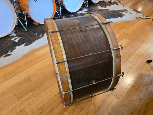 Singles - 1920's Ludwig & Ludwig 12x28 Marching Bass Drum
