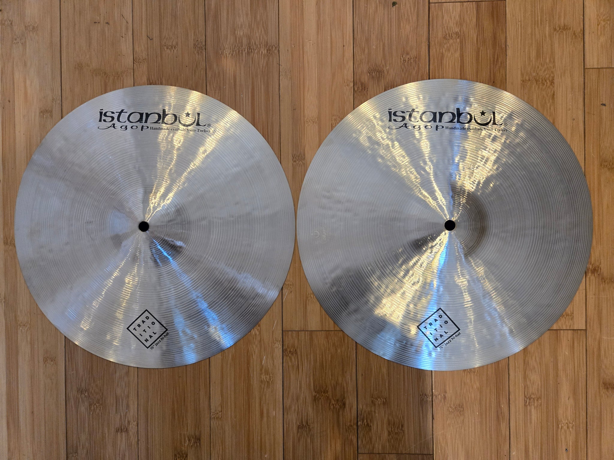 Cymbals - Istanbul Agop 15" Traditional Jazz Hi Hats
