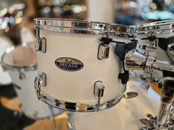 Drum Kits - Pearl 18x22 7x10 8x12 16x16 5.5x14 Decade Maple (White Satin Pearl)