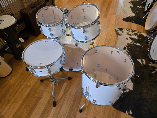 Drum Kits - Pearl 18x22 7x10 8x12 16x16 5.5x14 Decade Maple (White Satin Pearl)