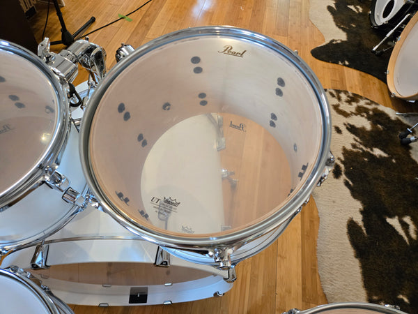 Drum Kits - Pearl 18x22 7x10 8x12 16x16 5.5x14 Decade Maple (White Satin Pearl)