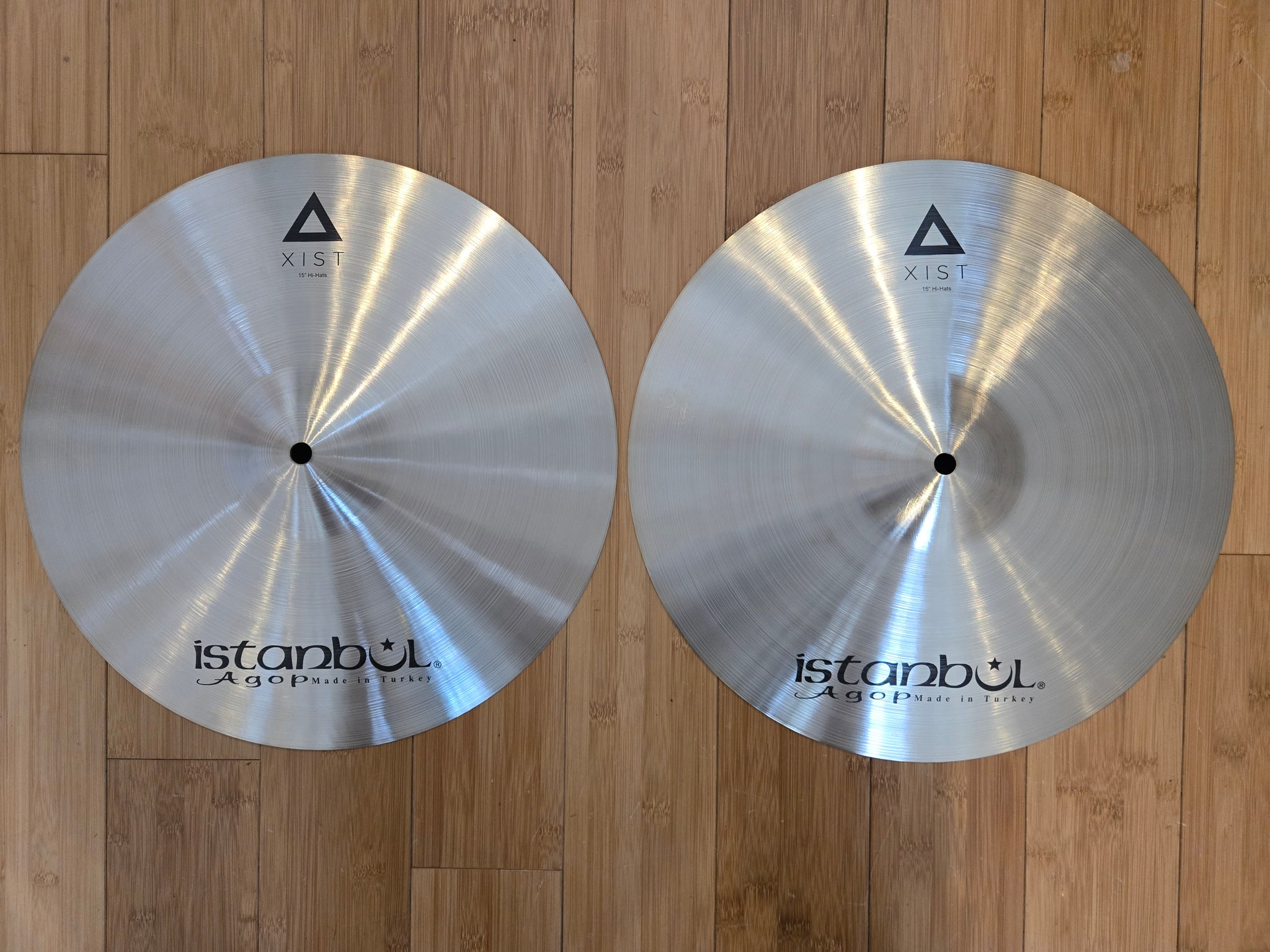 Cymbals - Istanbul Agop 15" Xist Hi Hats (Natural)