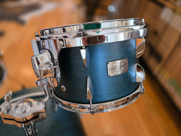 Drum Kits - Canopus 14x18 8x12 14x14 Yaiba II Bop (Indigo Matt Lacquer)