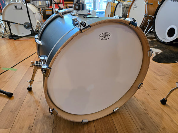 Drum Kits - Canopus 14x18 8x12 14x14 Yaiba II Bop (Indigo Matt Lacquer)