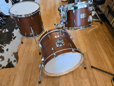 Drum Kits - Canopus 14x18 8x12 14x14 Yaiba II Bop (Antique Brown Matt)