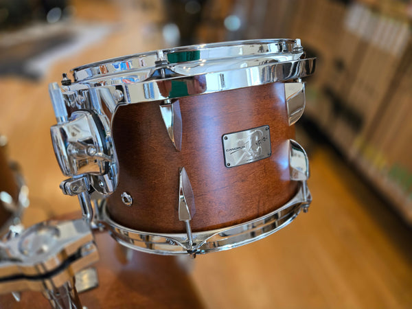 Drum Kits - Canopus 14x18 8x12 14x14 Yaiba II Bop (Antique Brown Matt)