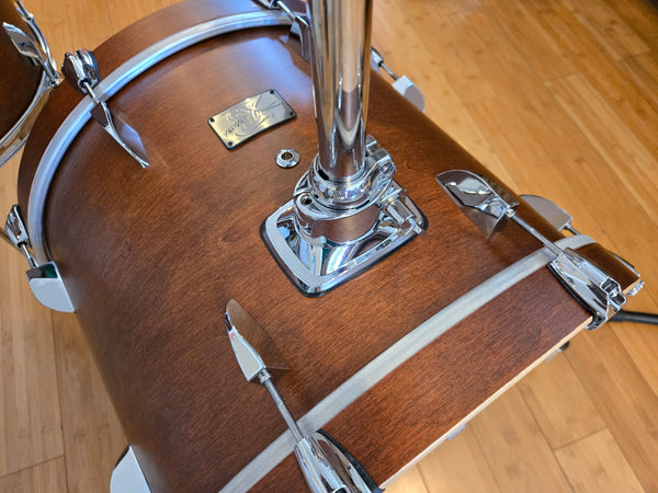 Drum Kits - Canopus 14x18 8x12 14x14 Yaiba II Bop (Antique Brown Matt)