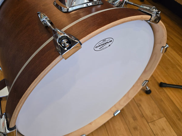 Drum Kits - Canopus 14x18 8x12 14x14 Yaiba II Bop (Antique Brown Matt)