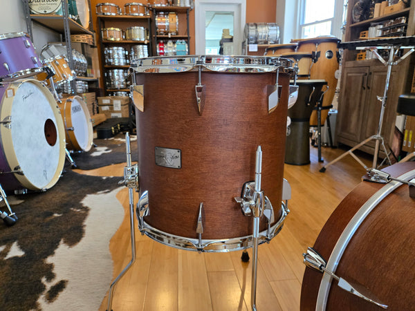 Drum Kits - Canopus 14x18 8x12 14x14 Yaiba II Bop (Antique Brown Matt)