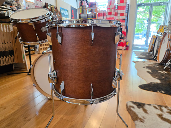 Drum Kits - Canopus 14x18 8x12 14x14 Yaiba II Bop (Antique Brown Matt)